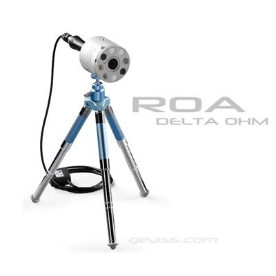 Misura Radiazioni ottiche artificiali ROA Delta-Ohm HD2402 geass torino