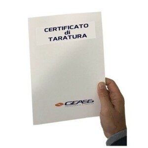 Certificato di taratura ISO Accredia Geass - GEASS Torino